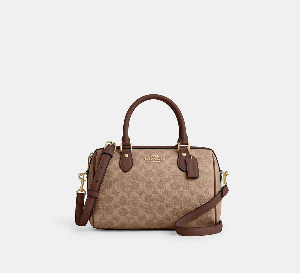 COACH Rowan Satchel Bag In Signature Canvas [Pre-Order]