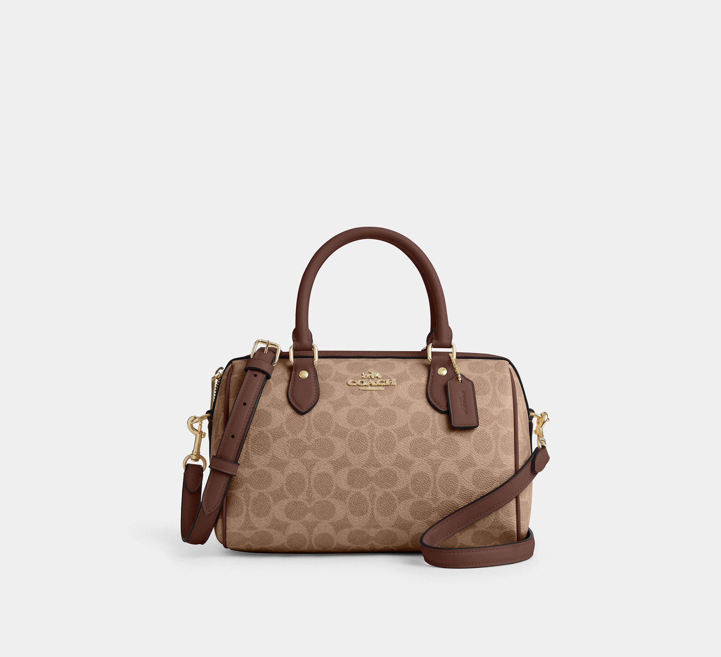 COACH Rowan Satchel Bag In Signature Canvas [Pre-Order]