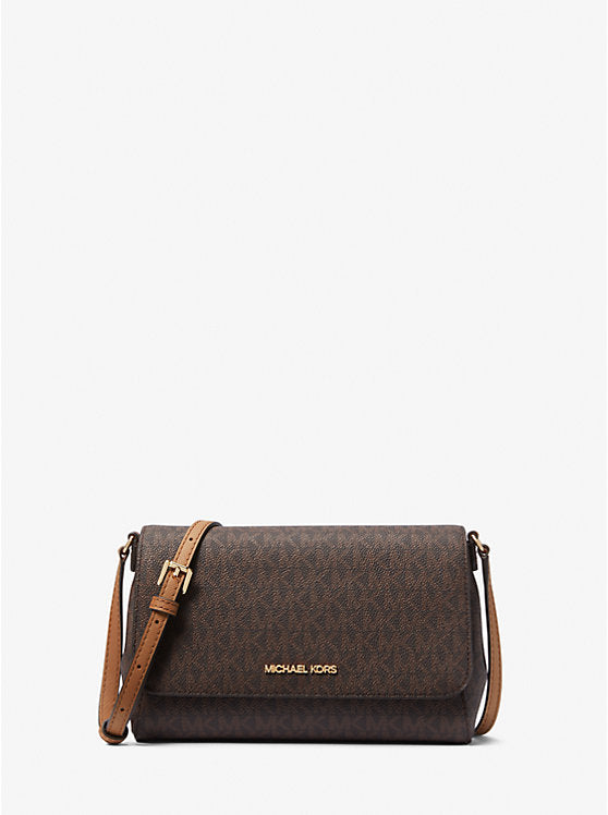 Michael Kors Outlet Medium Logo Convertible Crossbody Bag