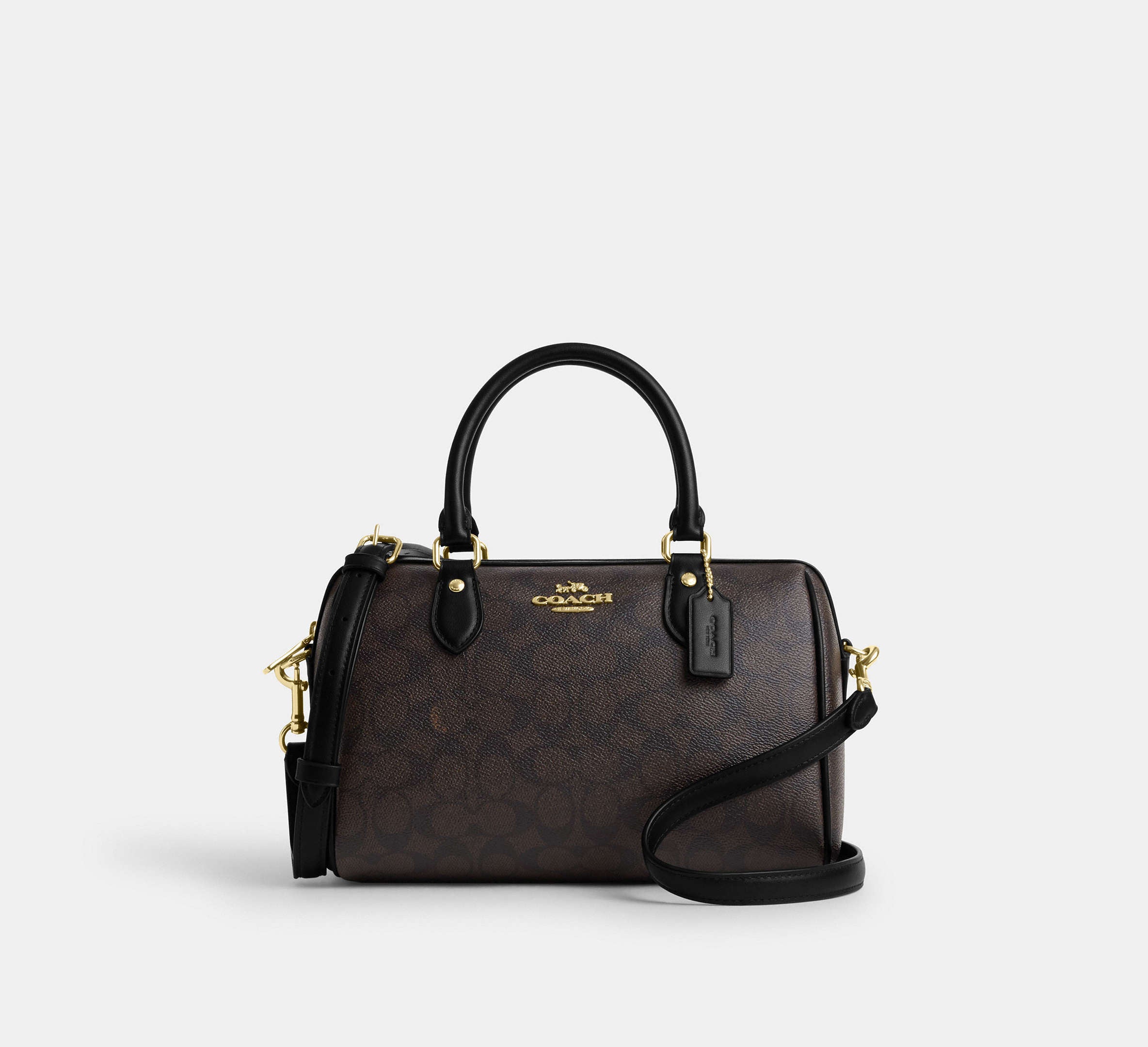 COACH Rowan Satchel Bag In Signature Canvas [Pre-Order]