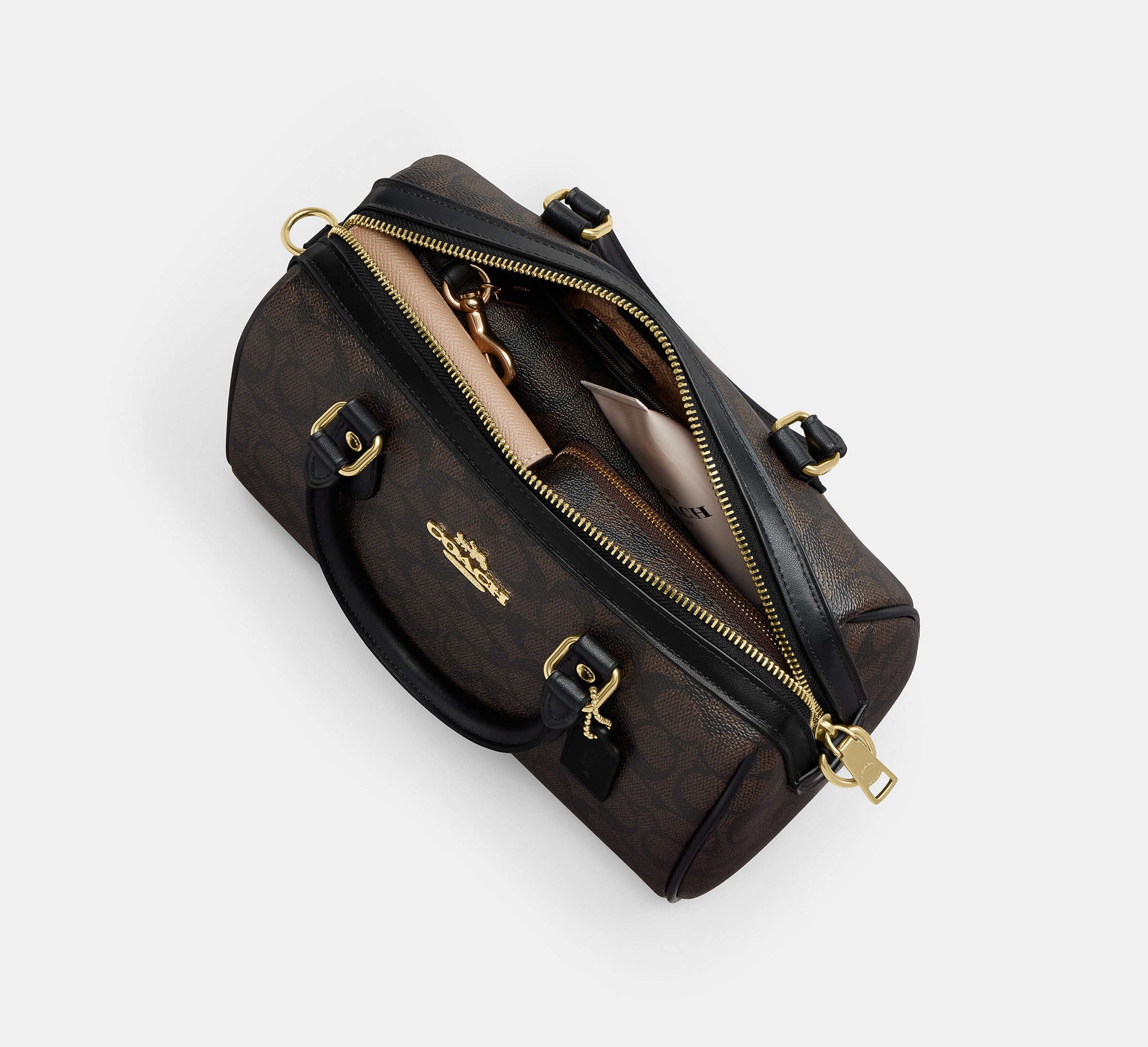 COACH Rowan Satchel Bag In Signature Canvas [Pre-Order]