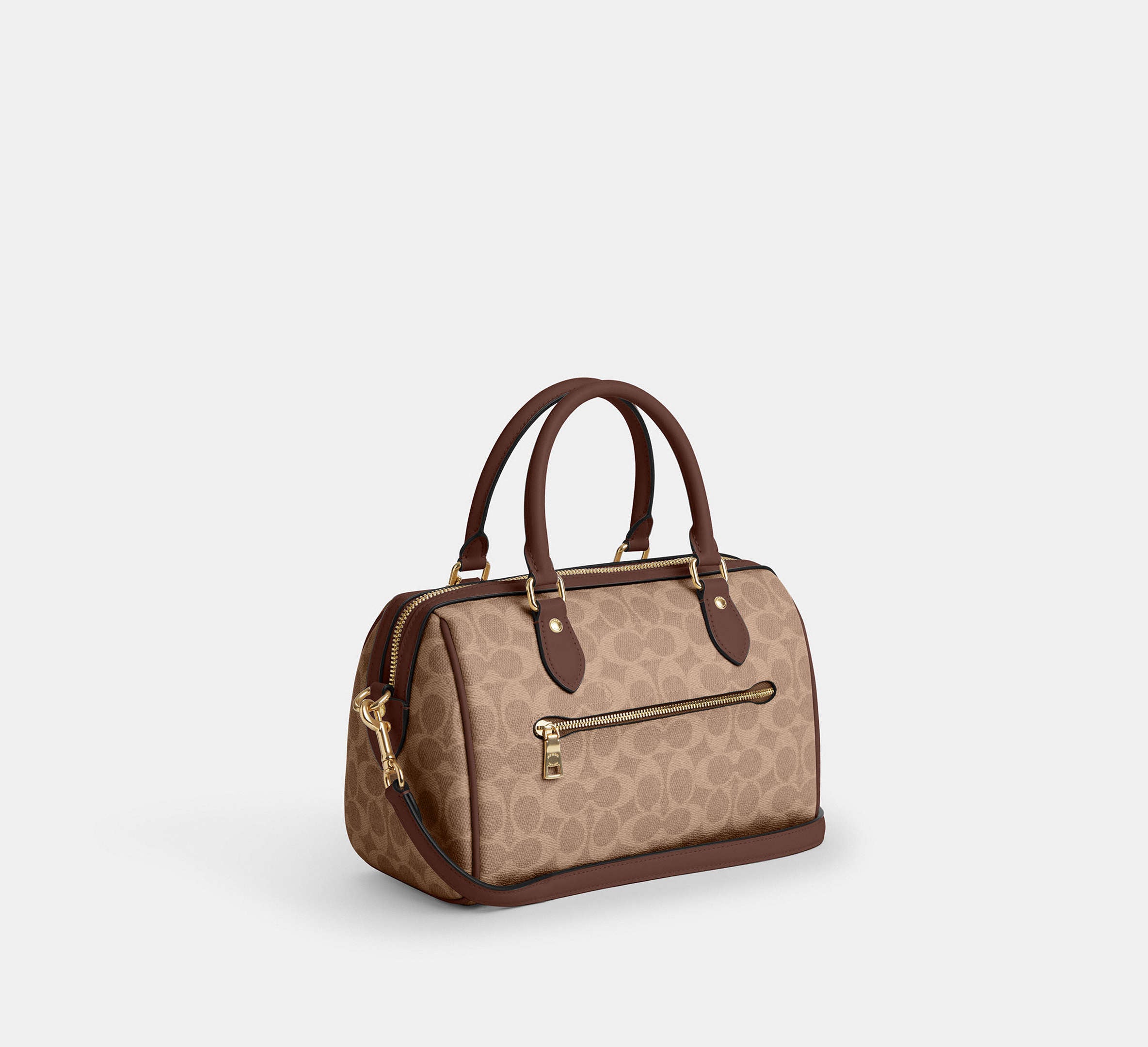 COACH Rowan Satchel Bag In Signature Canvas [Pre-Order]