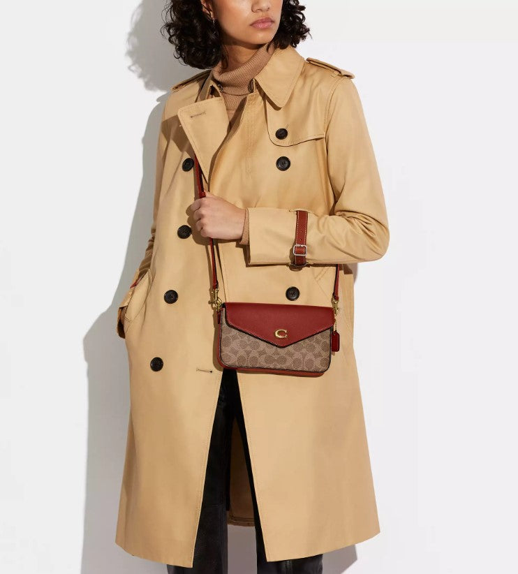 Coach Wyn Crossbody Bag In Signature Canva