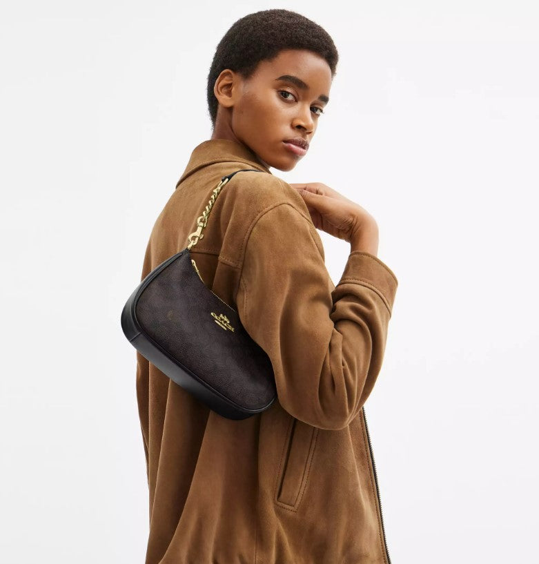 COACH Teri Shoulder Bag In Signature Canvas [Pre-Order]