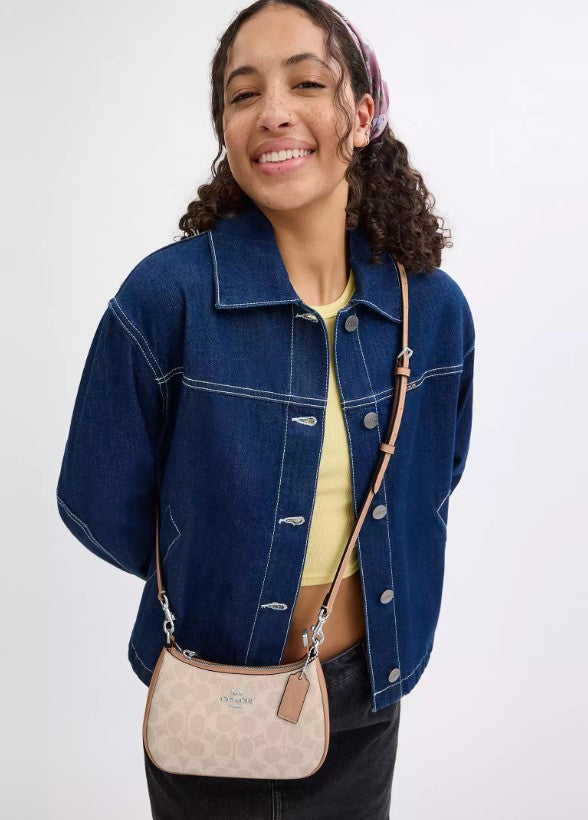 COACH Teri Mini Crossbody Bag In Signature Canvas [Pre-Order]