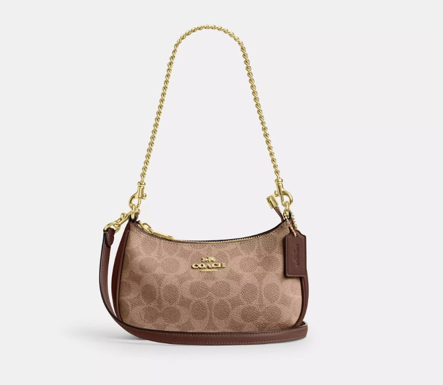 COACH Teri Mini Crossbody Bag In Signature Canvas [Pre-Order]