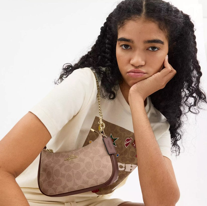 COACH Teri Mini Crossbody Bag In Signature Canvas [Pre-Order]